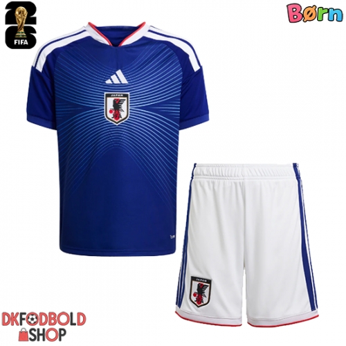 Japan Hjemmebanesæt Børn VM 2026 Kort ærmer (+ korte bukser)